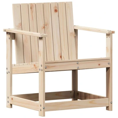 Image of vidaXL Garden Chair 62x56x77 cm Solid Wood Pine