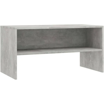 Image of vidaXL TV Cabinet Concrete Grey 80x40x40 cm Engineered Wood