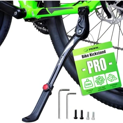Image of Bike Kickstand Hole Pitch 18mm, Adjustable Bicycle Stand Support for Mountain Road with Wheel Diameter 24 29 inches