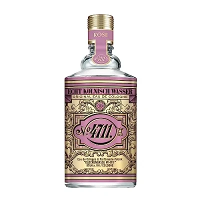 Image of 4711 Floral Collection Rose Eau de Cologne, 100 ml (Pack of 1)
