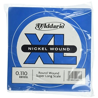 Image of D&#039;Addario XB110SL Nickel Wound Bass Guitar Single String, Super Long Scale, .110