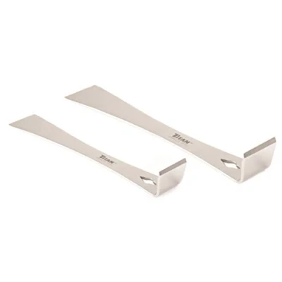 Image of Titan 17005 2 Piece Stainless Steel Pry Bar Scraper Set, 7 1/4 x 9/16&quot; and 9
