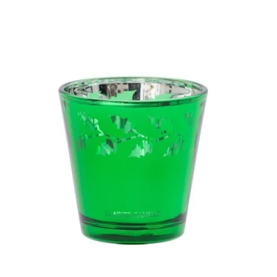 Image of Yankee Holly Green Votive Candle Holder