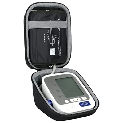 Image of co2CREA Hard Storage Bag Carrying Case for Omron X2 M2 M3 /A&amp;D BP Monitor Upper Arm Blood Pressure (Case Only, Without in it