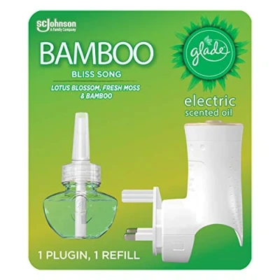 Image of Glade Bamboo Bliss Song Scented Oil Plugin, 20ml