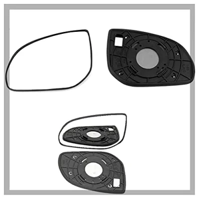 Image of Fits Hyundai I10, For 2011 to 2016 Non Heated Base Convex Wing Mirror Glass LEFT HAND (UK Passenger Side)