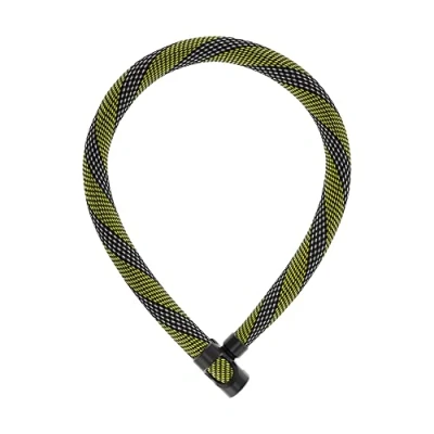 Image of ABUS Chain lock IVERA 7210 Bicycle with highly flexible IvyTex synthetic fibre coating security level 8 85 cm Yellow