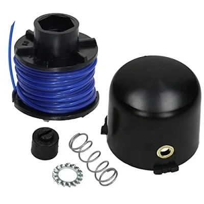 Image of SPARES2GO 10m Line &amp; Spool Holder Kit Compatible with Black Decker Strimmer Trimmer