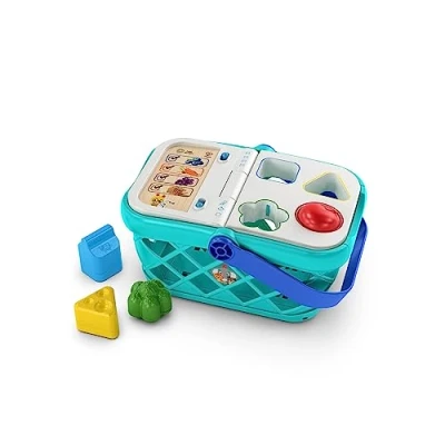 Image of Baby Einstein + Hape Magic Touch Register Pretend to Check Out Toy, with Real Sounds and Music, Ages 9 Months Up