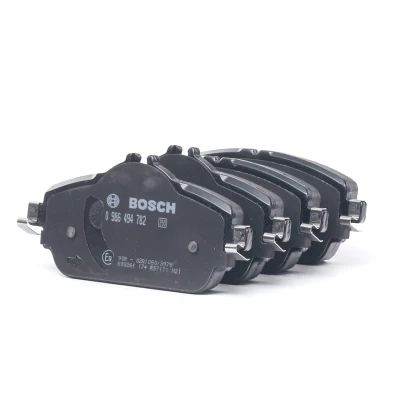 Image of 0004204500, 0004208700, 0004208903, 0084203120, 0084203620 Brake pad set BOSCH 0 986 494 782 Low Metallic MERCEDES BENZ: C Class Saloon