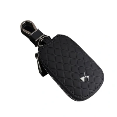 Image of Car Key Case, for Citroen DS3 DS4 DS5 DS 5LS DS6 DS7 DS9 Anti Scratch Protectors Waterproof Vehicle Keyring Zipper Bag, Case Men Women,A