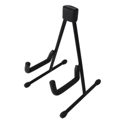 Image of 3rd Avenue UKS01 Rocket Series Lightweight A Frame Ukulele Stand, Foldable Design with Padded Arm Supports Black