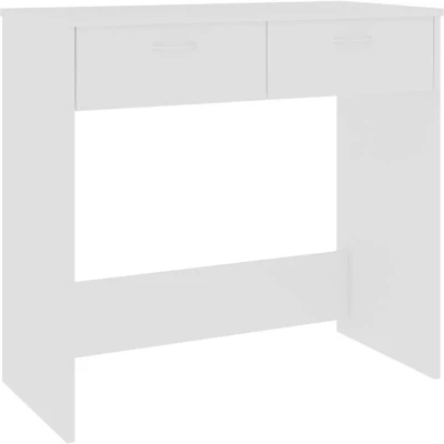 Image of vidaXL Desk White 80x40x75 cm Engineered Wood