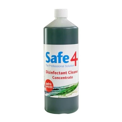 Image of Safe4 1L Professional Disinfectant Cleaner Concentrate (Apple)
