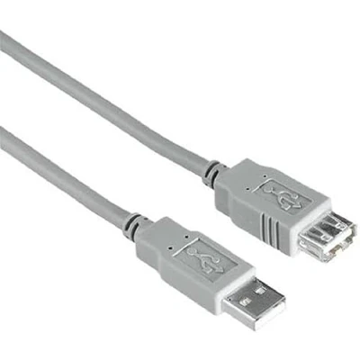 Image of Hama 227998 USB Extension Cable A Male Plug to Female Jack Quality Shielded UL Style 1.8m Ref 30619
