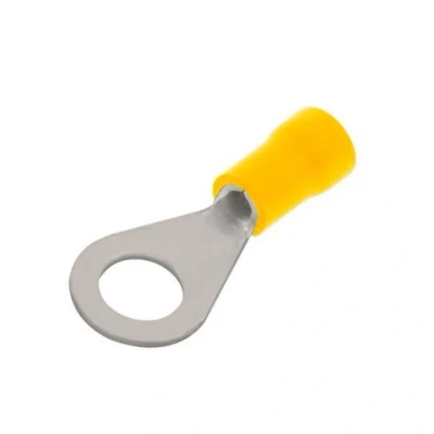 Image of Unicrimp Qcrimp Pre Insulated Terminal Ring Yellow 6mm Qyr6