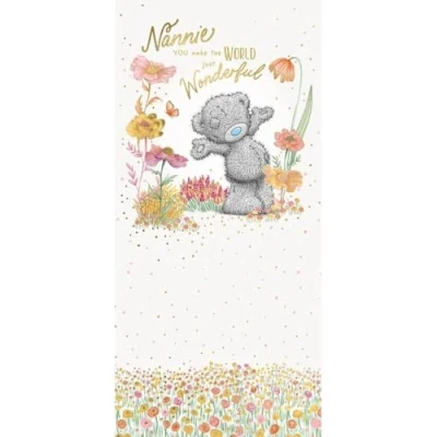 Image of Me to You Tatty Teddy Mother&#039;s Day Card For Nannie 4 x 8&quot; Official Collection