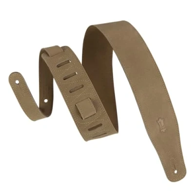 Image of Levy&#039;s Leathers Ms26 snd 2.5 inch Suede Leather Strap Sand
