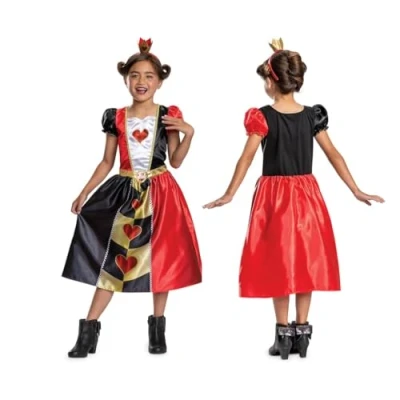 Image of DISGUISE 144649M EU Queen of Hearts Classic Child (Eu) Costume, Girls, Multi, (3 4)