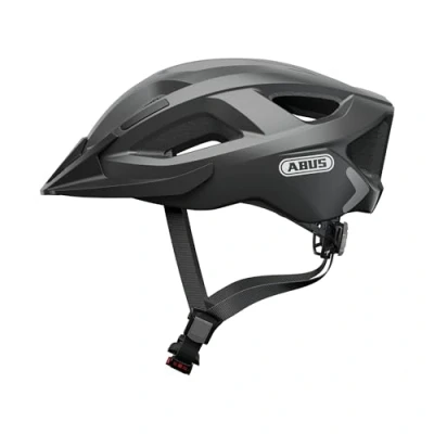 Image of ABUS Aduro 2.0 City Helmet Allround Bicycle in Sportive Design for Traffic Women and Men Dakr Grey, Size S