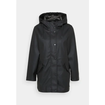 Image of VERO MODA TALL Women&#039;s Vmmalou Coated Jacket Noos Tall, Black, XL