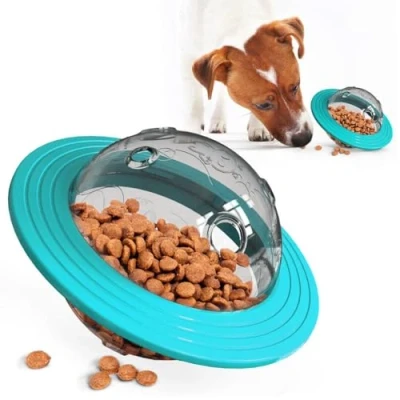 Image of GEEZY Pet Treat Dispensing Ball Dog Cat Puzzle Toy Game Interactive for Boredom IQ Training Slow Feeder