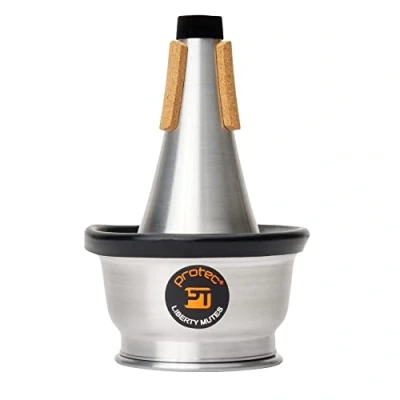 Image of Protec ML104 Liberty Trumpet Adjustable Cup Mute, Silver