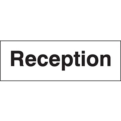 Image of Information Signs Reception Rigid Plastic
