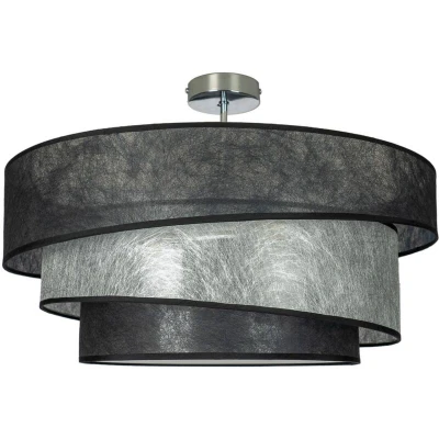 Image of Lindby Ayvira ceiling light, black, silver