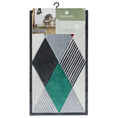 Image of JVL SOLEMATE Hand Carved Gem Door Mat, 57 X 100 cm