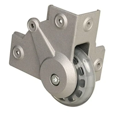 Image of Adam Hall Hardware 37451 S Recessed Corner Castor with soft Wheel 75 mm