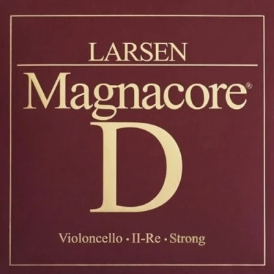Image of Larsen Cello Strings Magnacore D Steel Strong