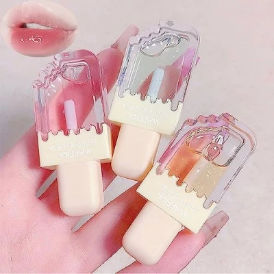 Image of 3Pcs Clear Lip Gloss Hydrating Glow Oil Plumping Long Lasting Moisturizing Glossy Lacquer for Women