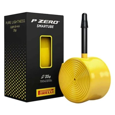 Image of Pirelli P ZeroSmarTube EVO Bicycle Inner Tube, 700x25 28mm, 42mm Presta Valve, Multi Coloured (Multi Coloured)