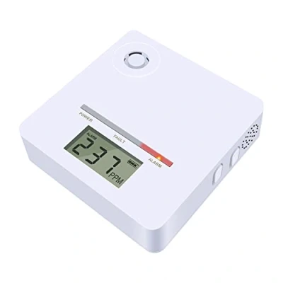 Image of Scondaor Carbon Monoxide Alarm Detector, 10 Year Life CO Detector with Digital LCD Display, Replaceable Battery Operated (3 AA Included)