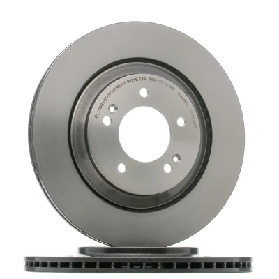 Image of 58411S0500 Brake disc BREMBO 09.D085.11 314mm 20mm 5 internally vented Coated High carbon HYUNDAI: i30 III Fastback, Hatchback