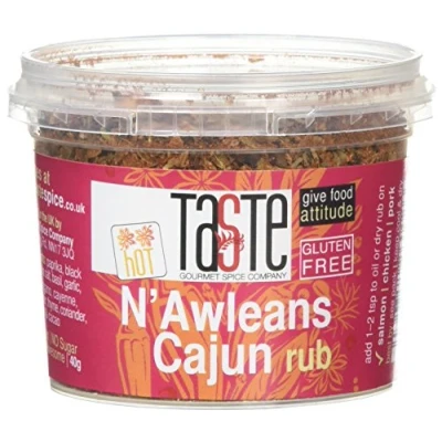 Image of Gourmet Spice Company N&#039;Awleans Hot Cajun Rub 40 g (Pack of 3)