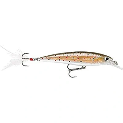 Image of Rapala X Rap Lure with Two Hooks No 12, 0.6 0.9 m Swimming Depth, unisex_adult, XR08, Brown Trout, 8cm, 7g