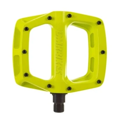 Image of Dmr V8 V2 MTB Pedals Lemon/Lime/Flat Mountain Biking Bike Bicycle Cycling Cycle Riding Ride Wide Platform Sticky Grip Pin Downhill Freeride Trail Dirt Jump Pedal Lightweight Accessories