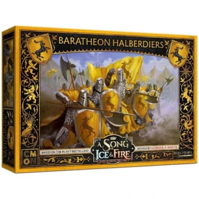 Image of CMON A Song Of Ice &amp; Fire: Baratheon Halberdiers Miniatures Game Ages 14+ 2+ Players 45 60 Minutes Playing Time