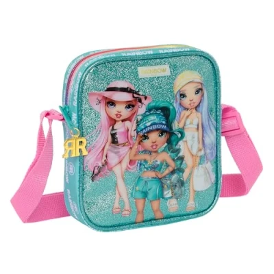 Image of Safta RAINBOW HIGH PARADISE Small Messenger Bag, Children&#039;s Ideal for Children from 5 to 14 Years, Comfortable and Versatile, Quality Resistance, 16 x 4 18 cm, Turquoise Blue,