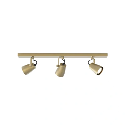 Image of Astro Juno Triple Bar Spotlight Matt Brushed Brass