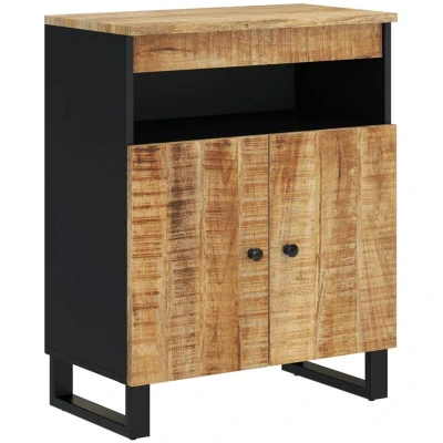 Image of vidaXL Sideboard with 2 Doors 60x33x75 cm Solid Wood Mango