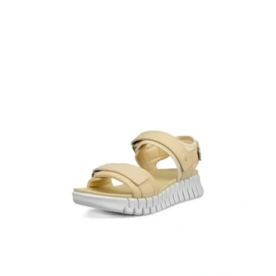 Image of Ecco Gruuv Sol Leather Textile Women&#039;s Slingbacks Sandals