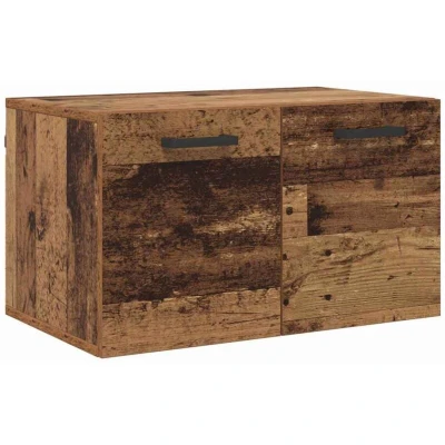 Image of vidaXL Wall Cabinet Old wood 60 x 36.5 35 cm Engineered