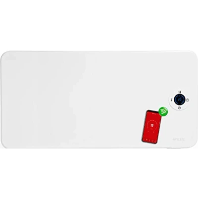 Image of MYLEK Smart Electric Panel Heater Radiator with Timer &amp; Thermostat 1500W Free Standing or Wall Mounted Home, Office, Bathroom Built in Optional WiFi Remote App Control (1.5kW)
