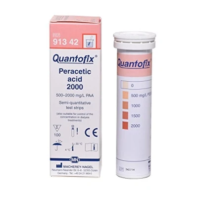 Image of Quantofix 1171644 Peracetic Acid 2000 Test Stick CE Marked 6mm x 95mm Pack of 100