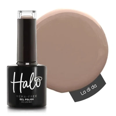 Image of Halo Gel Polish 8ml La Di Da. UV/LED Nail Polish, Long Lasting &amp; Easy To Apply. Soak Off Art Colours For Manicure Pedicure. Professional Home Use.