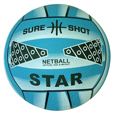 Image of Sure Shot Star Netball Size 4 340N905B,Blue