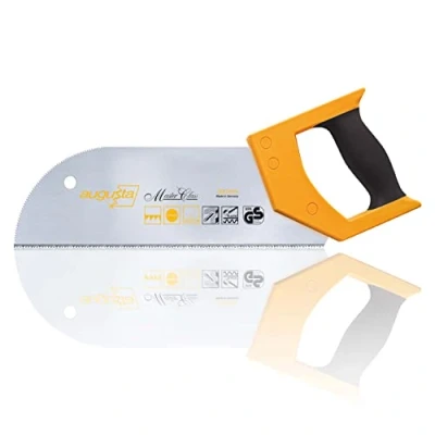 Image of Augusta Heckenrose all purpose/veneer saw 320 mm special hand with 2 component comfort Grip for thin veneer plywood &amp; hardboard universal toothing fine cuts